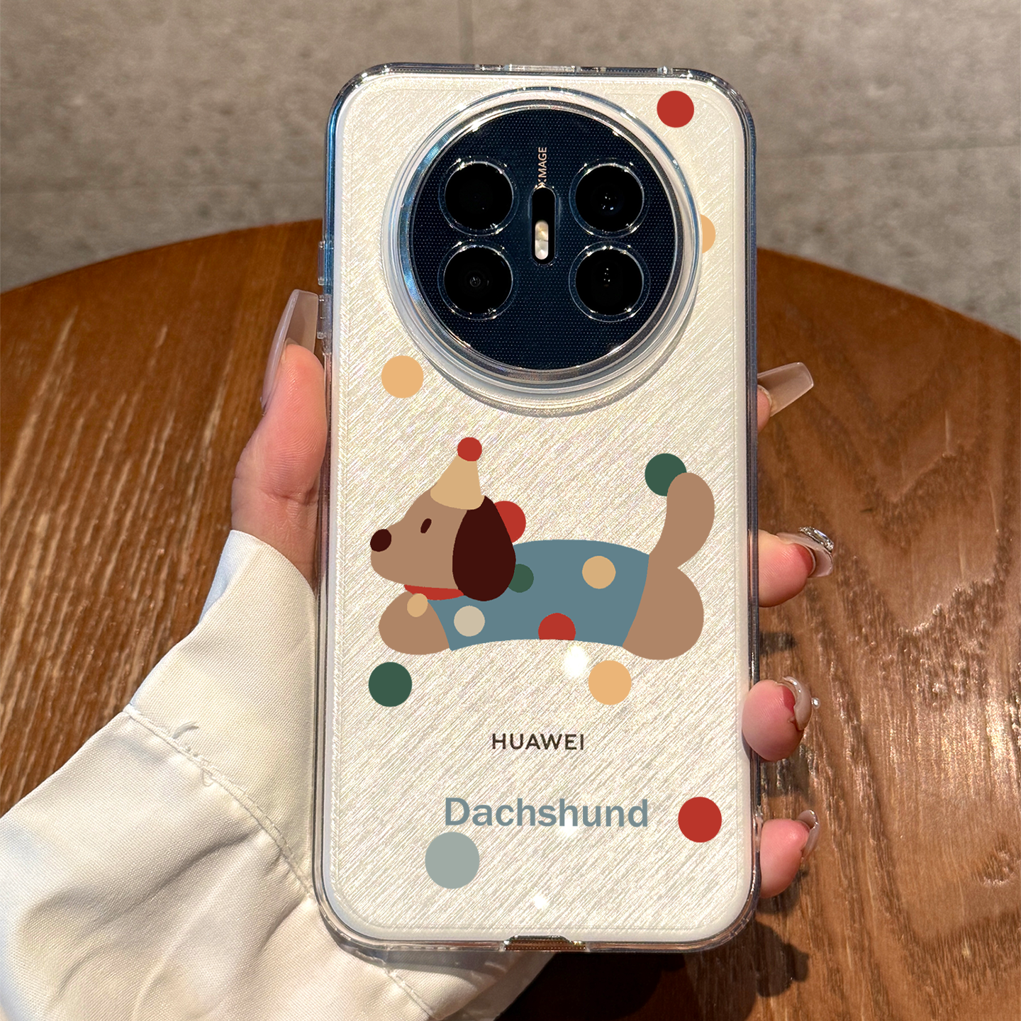 适用华为mate70air腊肠狗手机壳