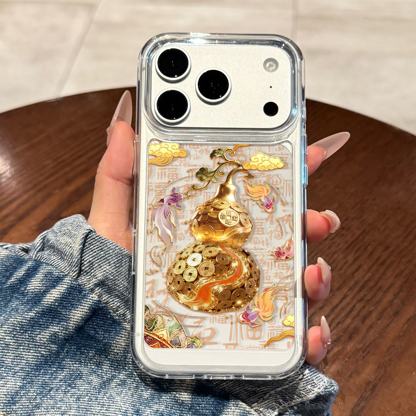 适用苹果17promax手机壳新款iPhone17锦鲤葫芦air