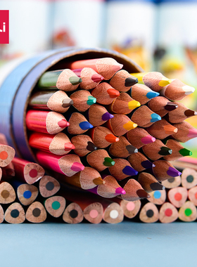 包邮得力68103三角杆彩色铅笔套装68104汪汪队立大功绘画彩铅涂色