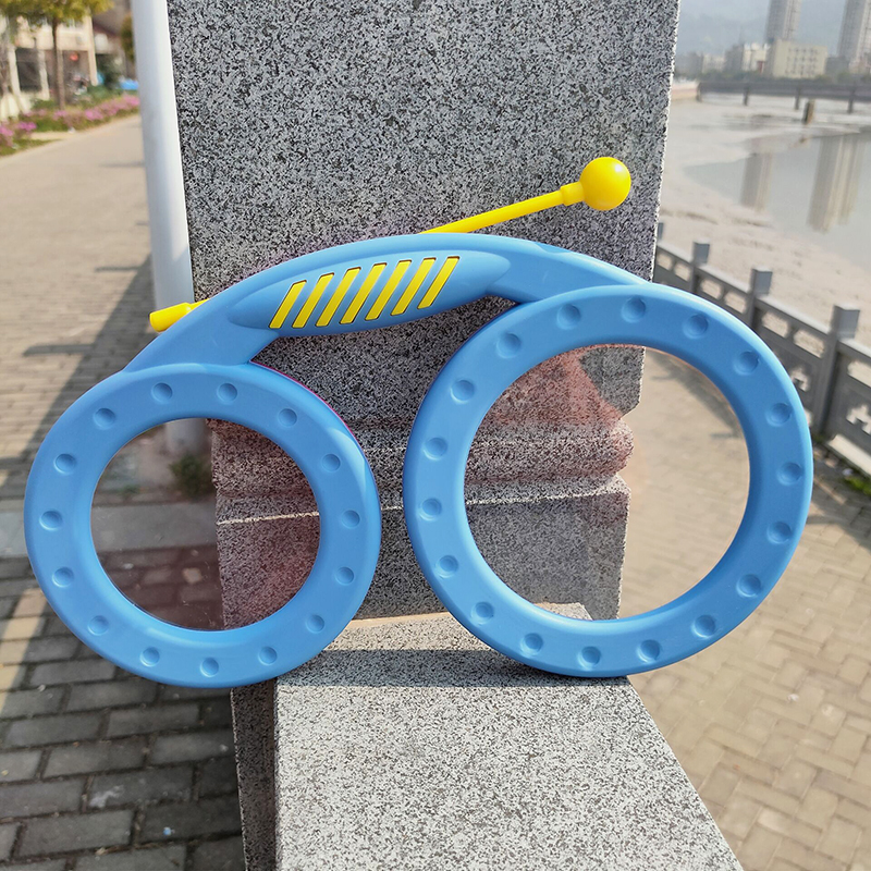 奥尔夫天地手鼓儿童玩具透明鼓