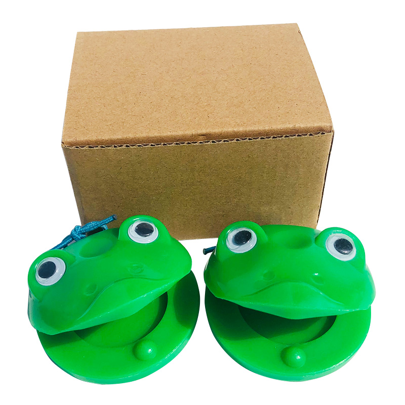 儿童乐器玩具 塑料红蓝午板 青蛙午板 响板 拍板 幼儿园乐器