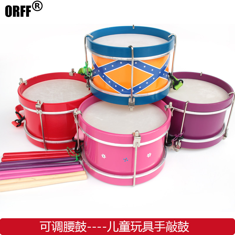 orff小军鼓儿童腰鼓玩具