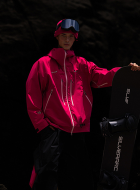 SILVERARC 滑雪服套装男款情侣单板美式宽松防水保暖滑雪衣裤女款