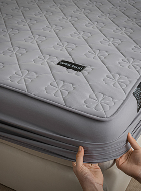 A类2025年新款100纯棉床笠夹棉床单件全棉床罩席梦思床垫保护罩