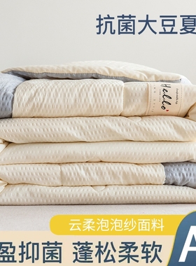 A类大豆纤维被子空调被夏季单人棉被被芯双人夏凉被学生宿舍四季