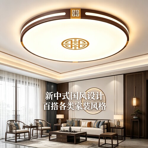 中式吉祥纹柔光护眼通用吸顶灯