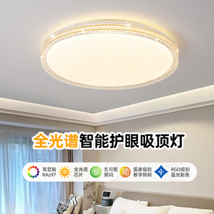 灯具 led主卧室灯吸顶灯简约现代大气客厅灯房间书房阳台过道新款