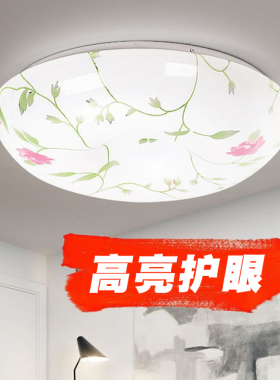 LED吸顶灯圆形现代客厅灯简约卧室灯书房过道阳台厨卫餐厅走廊灯