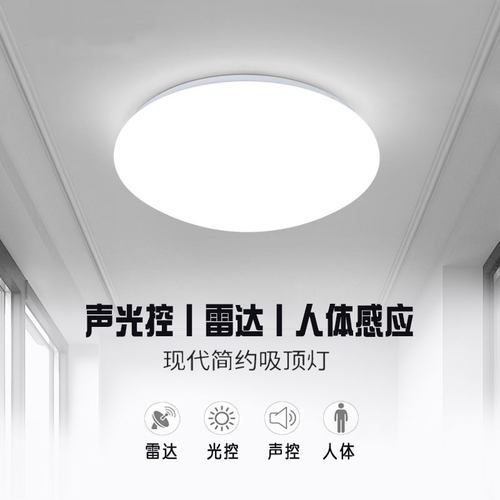 感应灯led过道吸顶灯人体感应