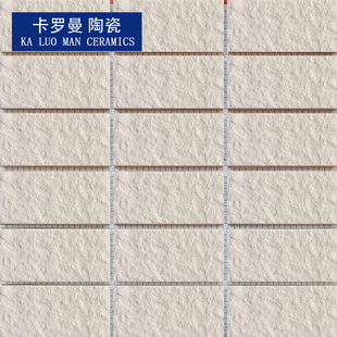 常德武陵区育美雅园小区外墙砖4.5×9.5厘米阳台砖米白色麻面瓷砖