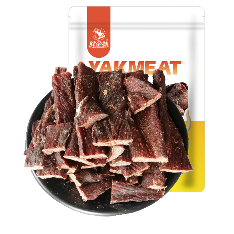 胖金妹牦牛肉原味不辣丽江500g