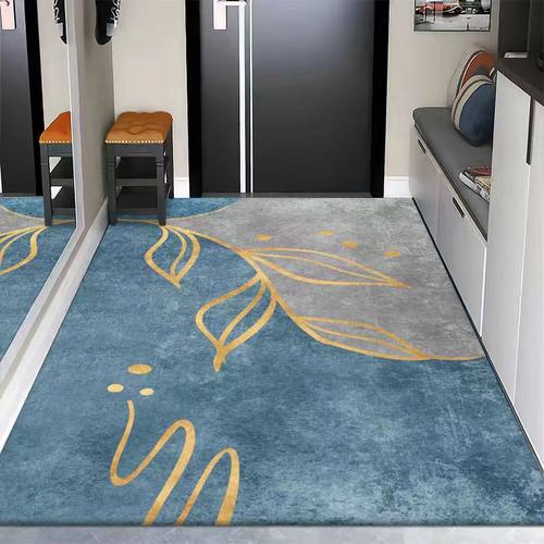 简约轻奢风门垫客厅地毯