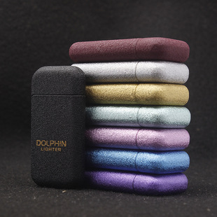 HY083迷你超薄砂轮明火打火机磨砂糖果色超小便携打火机潮