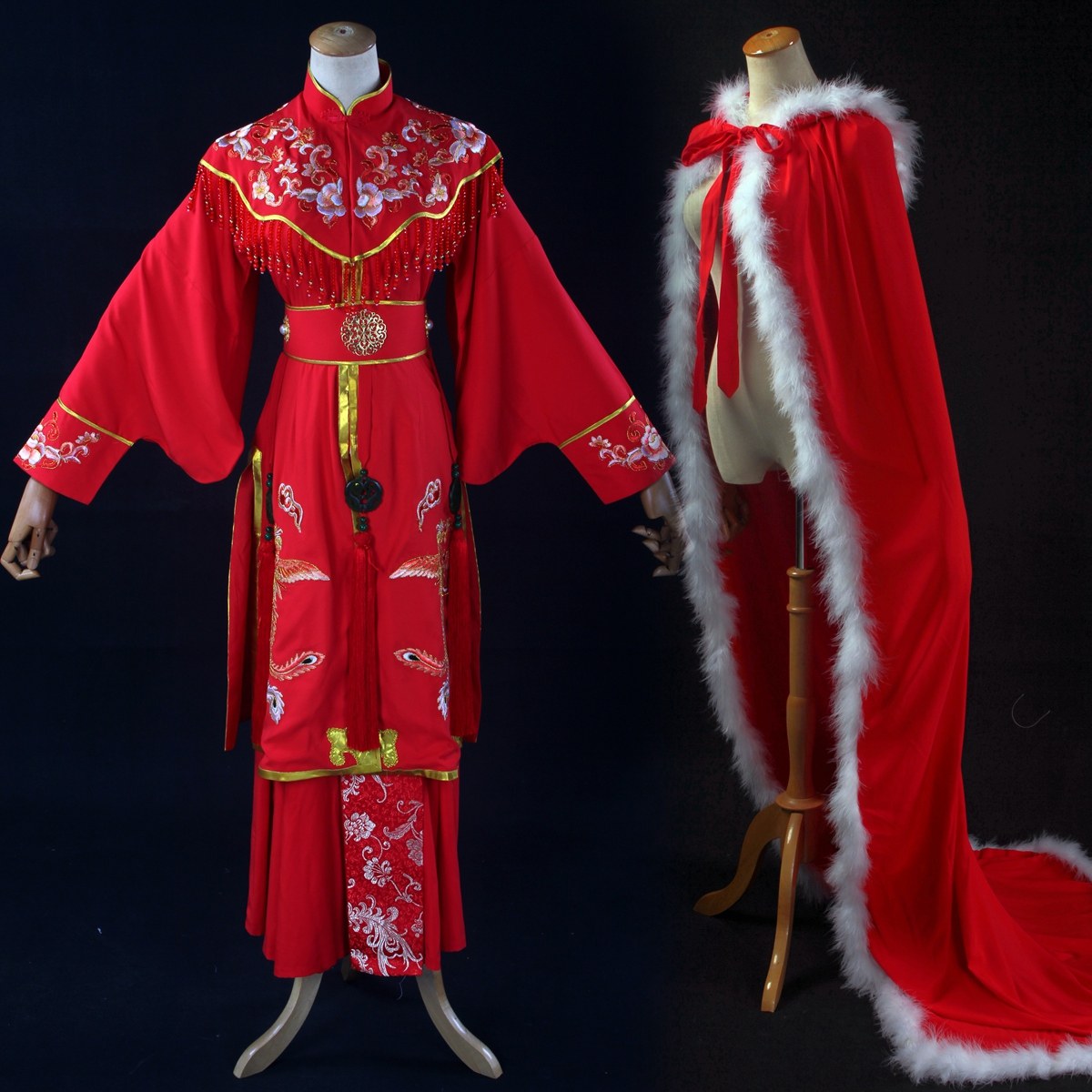 王昭君出塞越剧戏服古装cos汉服戏曲服装古装披风斗篷定做