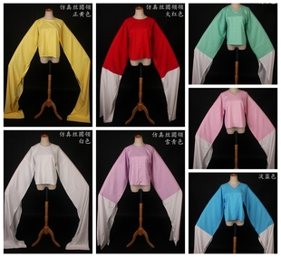 练功京剧 越剧仿真丝水袖 练功衣花旦上衣练功水袖 古典舞蹈练功水袖