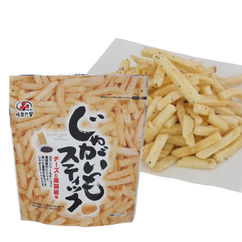 日本进口 成城石井 黑胡椒芝士风味薯条番茄龙虾膨化小吃休闲零食