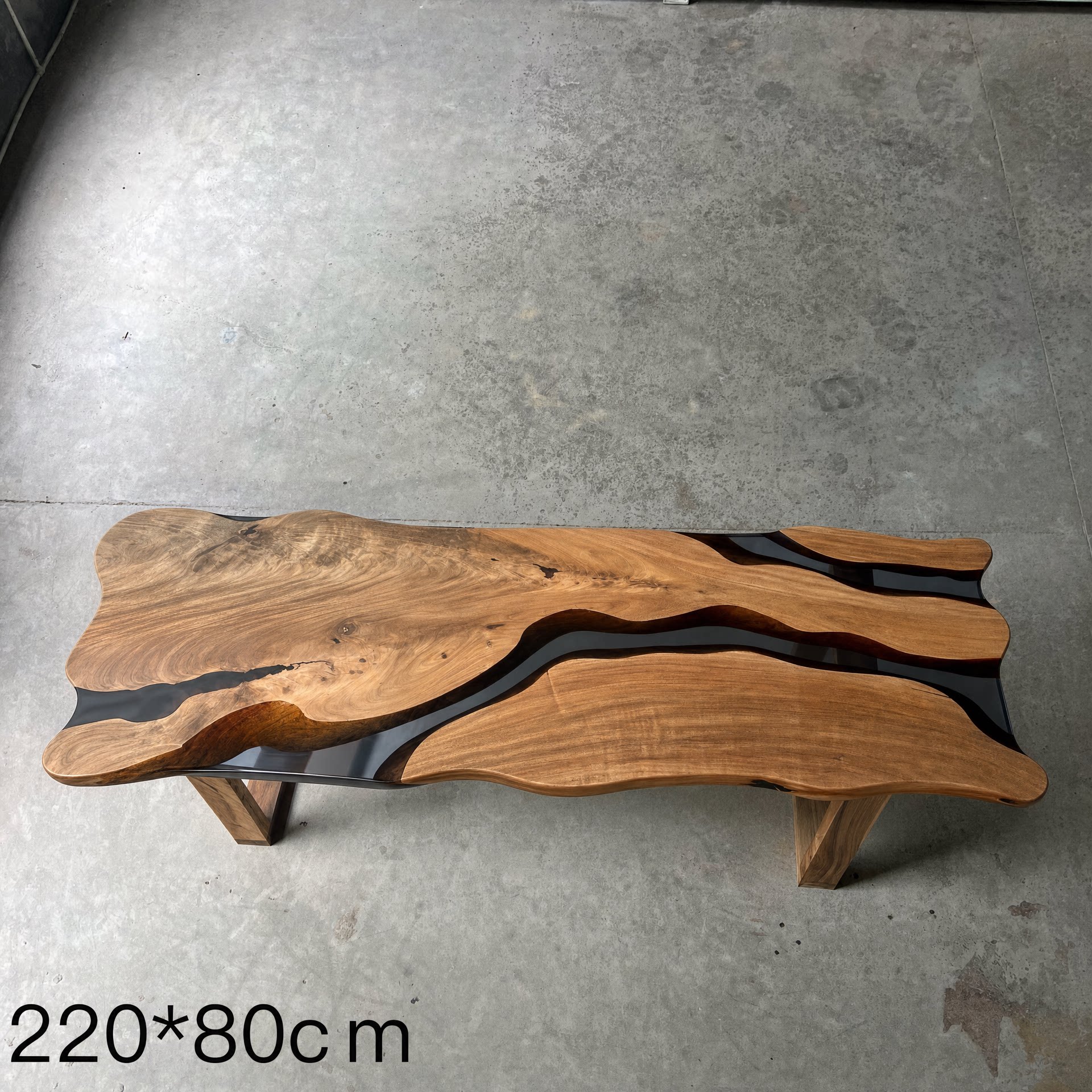 环氧树脂河流桌茶几创意个性小户型客厅家用简约现代轻奢桌子022a