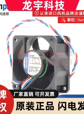 612N/2HH-113 全新 ebmpapst 散热风扇  12v 3W 0.25A 直流风机