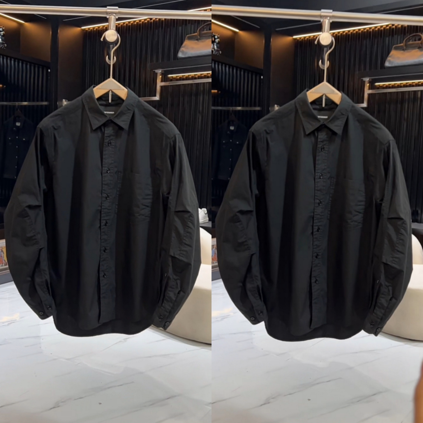 2026春季新款翻领夹克男简约休闲风日常黑色纽扣高级感设计感外套