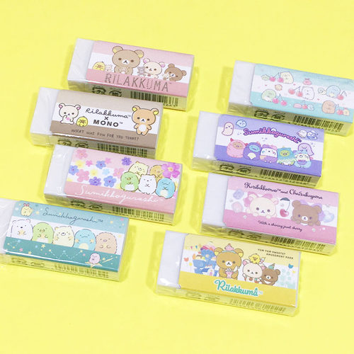 日本san-x蜻蜓mono轻松熊和角落生物儿童学生素描绘图干净橡皮擦 - 封面