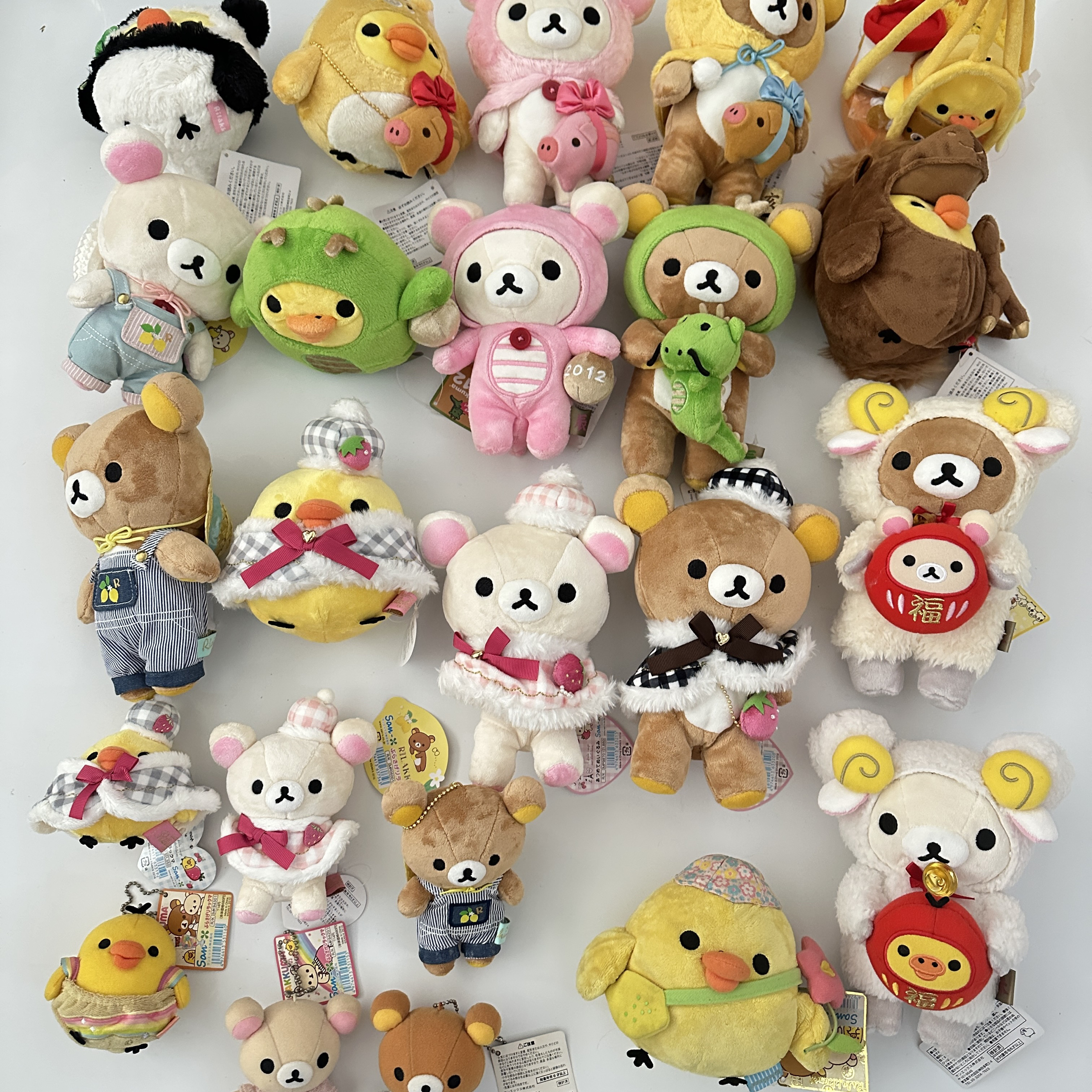 日单San-x轻松熊玩偶变身系列站姿懒熊懒妹变身羊熊熊