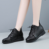 Women's Plus Size 41-43-44 Riding boots spring and autumn Single boots Real leather shoes middle age mom Work shoes Bootie