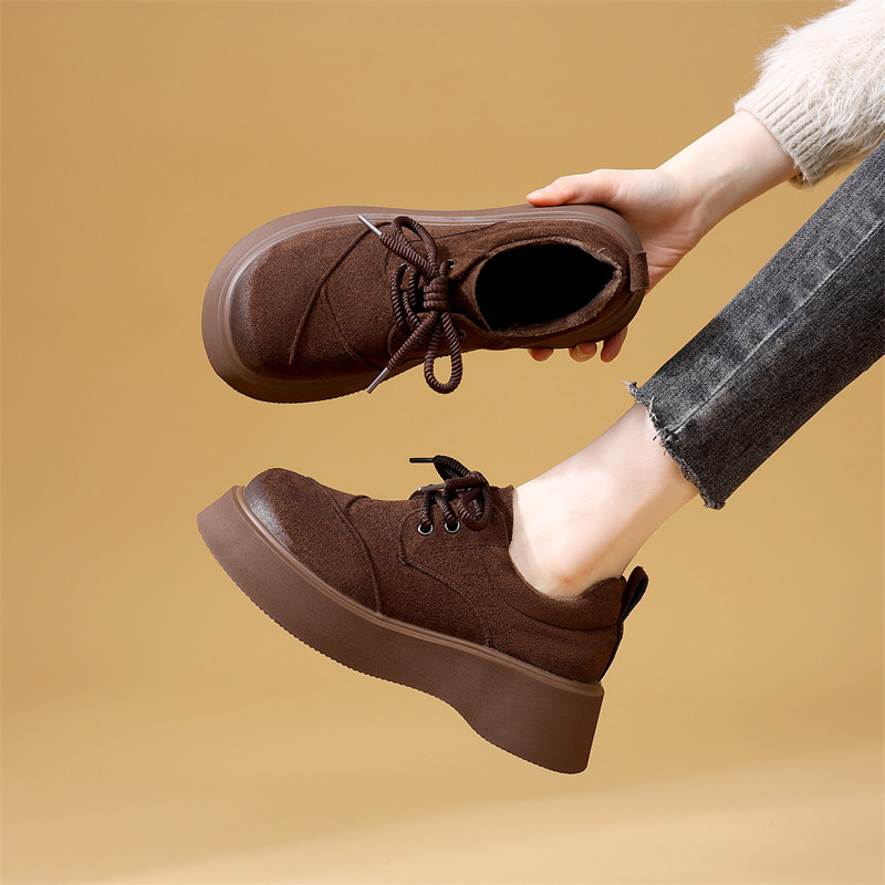 废土风复古厚底勃肯鞋女2026春秋新款乐福鞋小个子显瘦单鞋大码41,女鞋,勃肯鞋/软木鞋,淘宝优惠券,粉丝福利购,淘宝优惠卷