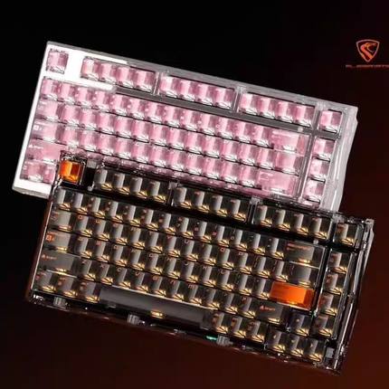 腹灵光魔APEX75HE 凯华磁轴透明机械键盘RT电竞游戏网咖cf吃鸡