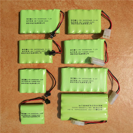 玩具遥控车镍氢充电电池组3.6v4.8v6v7.2v8.4v9.6v12v大容量
