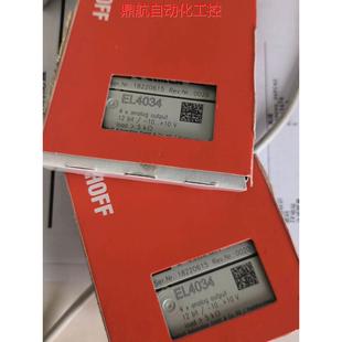 进口模块EL4034议价 询价倍福beckhoff原装