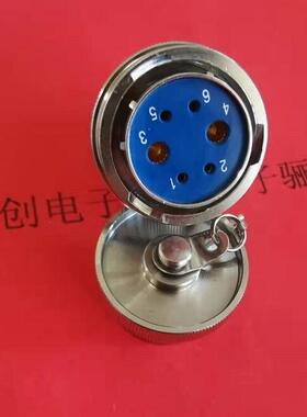 圆形连接器XCD27T6K1P40插头FJEP40 FJCP40尾夹接插件骊创新品