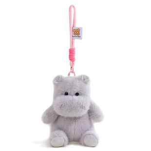 掌中宝新款鸭嘴兽小熊卡通玩偶毛绒玩具小象公仔包包挂件掌中宝