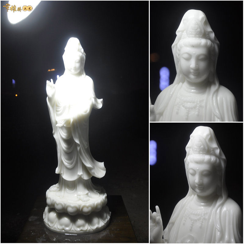 站立观音菩萨圆满脸部风格
