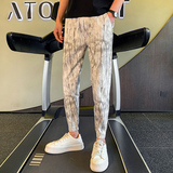 2026春季新款休闲裤男帅气修身小脚百搭个性九分裤1001KB31P48，男装休闲裤，星座1001