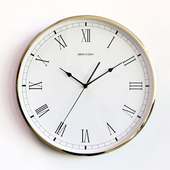 挂钟客厅家用时尚 罗马字石英钟现代简约金属钟表北欧时钟圆形挂墙