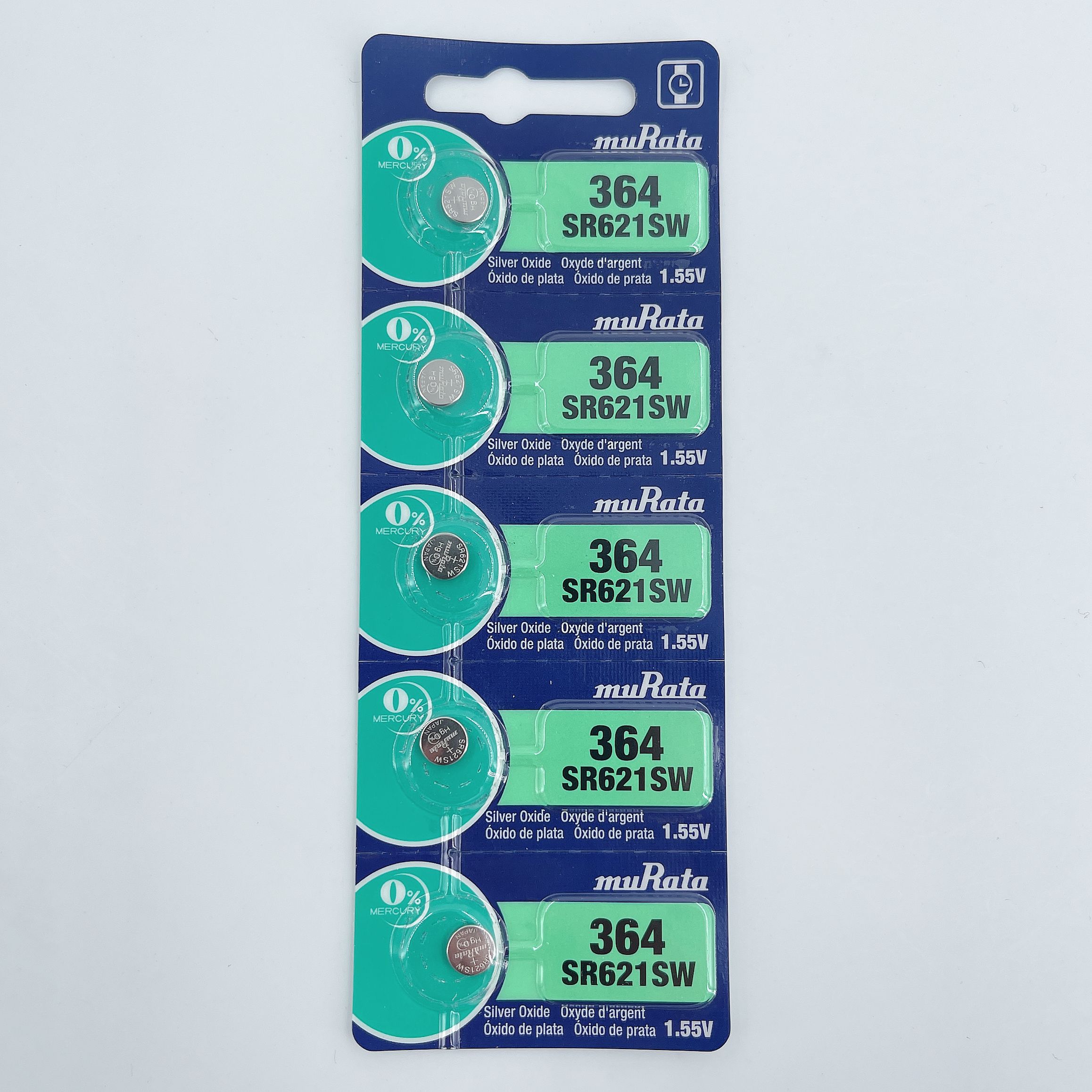 卡装村田手表电子纽扣电池