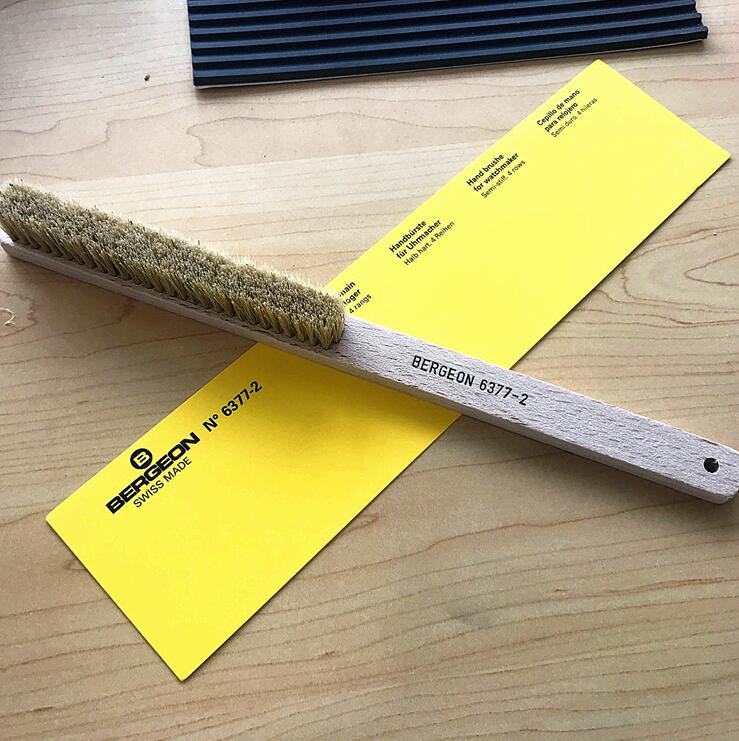 瑞士进口原装BERGEON 6377毛刷 手表维修工具钟表配件 长度220mm
