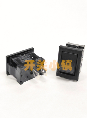 NKK日本日开进口船型开关JW-S11 2脚2档黑色 15X21 10A大电流KCD1