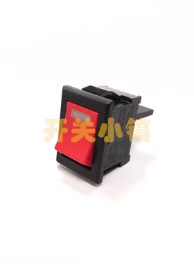 订货 日本NKK进口船型开关 JWS11RCAF 4脚2档10A红盖 绿灯 15X21