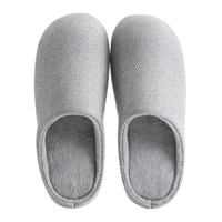 Machine-washable indoor home, couples, men and women, plush warm soft-soled anti-slip and silent floor, household cotton slippers for winter thumbnail 4