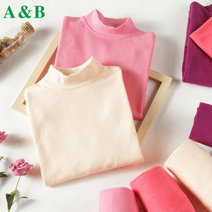 保暖内衣套装 AB内衣 女士半高领薄款 棉毛衫 T664 秋冬纯棉秋衣秋裤