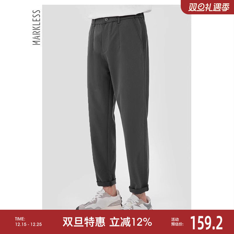 通勤休闲裤男士西裤加厚长裤