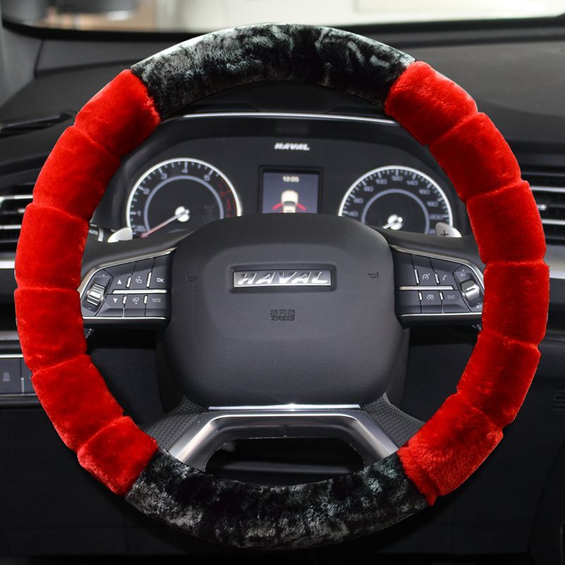 2019/2020新款哈弗H6 M6 H2S H5 H3 F5 F7冬季毛绒方向盘套把套