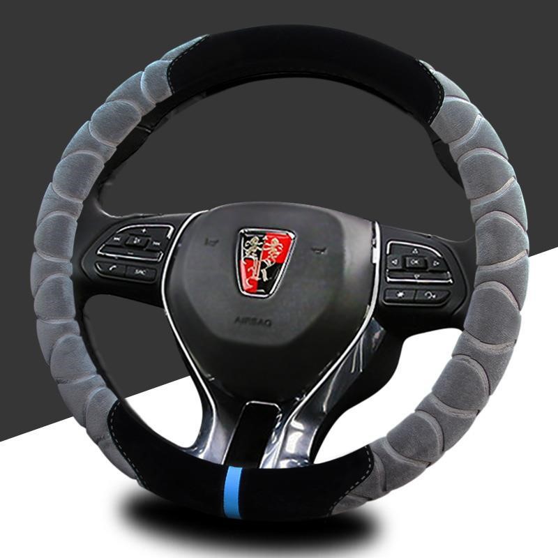 荣威RX5 ei6 360 350 550混动950冬季毛绒保暖方向盘套专用把套男