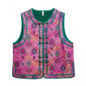 2026早春吉象百兽图新中式 国风女装 轻奢宋锦织锦提花坎肩马甲