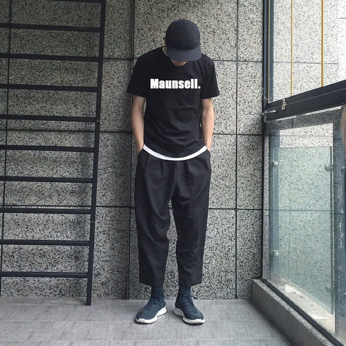 maunsell日系春夏亚麻休闲裤子