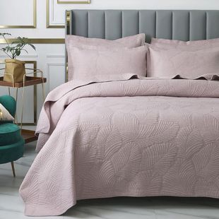 2026年夏季新款纯棉床盖三件套双面全棉简约高档榻榻米绗缝被床单