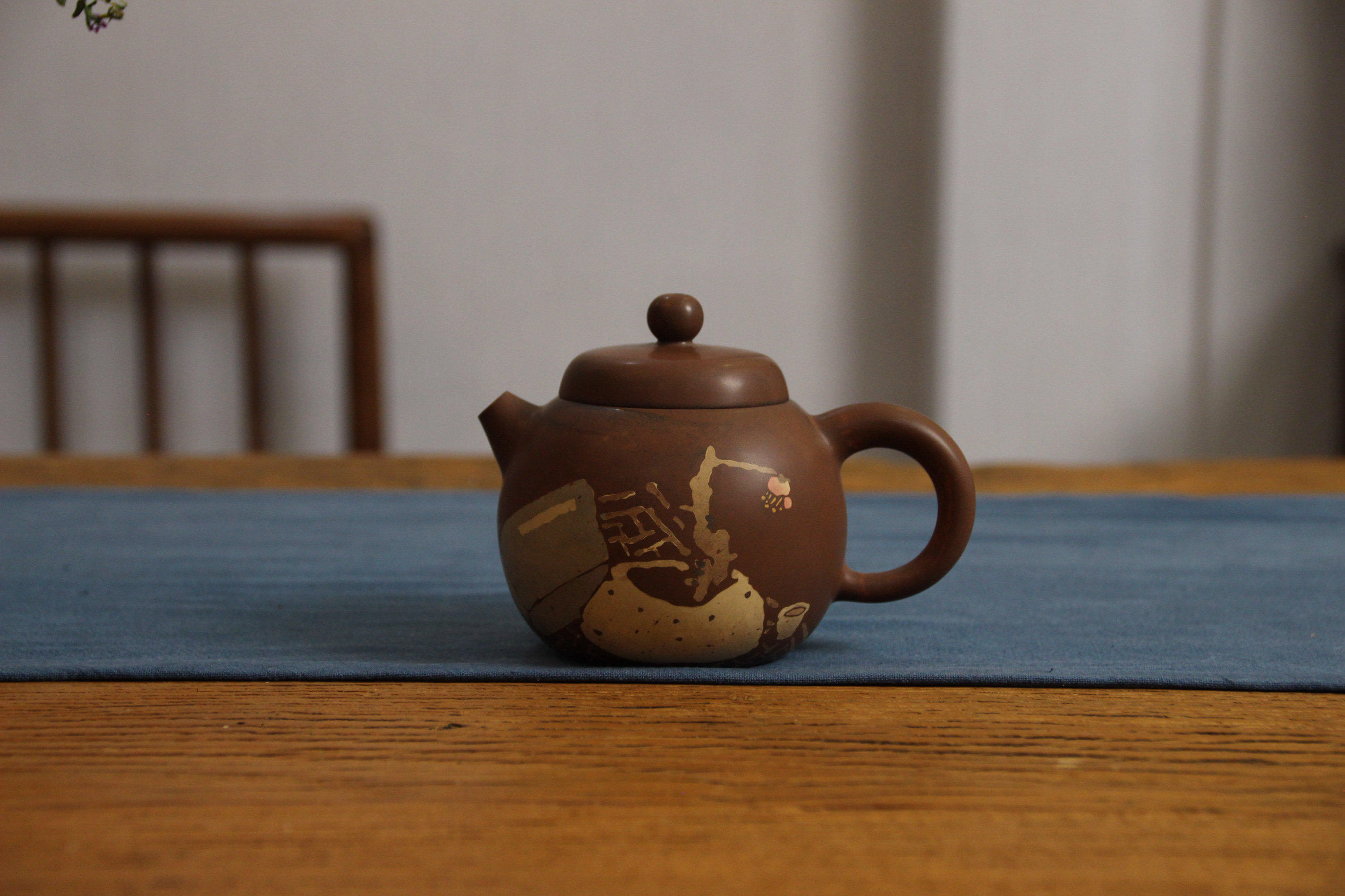 三金建水紫陶茶壶茶具 李鑫老师纯手工西施壶哑光壶作品