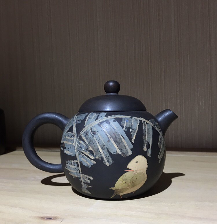 云南建水紫陶茶壶三金老师纯手工西施壶作品