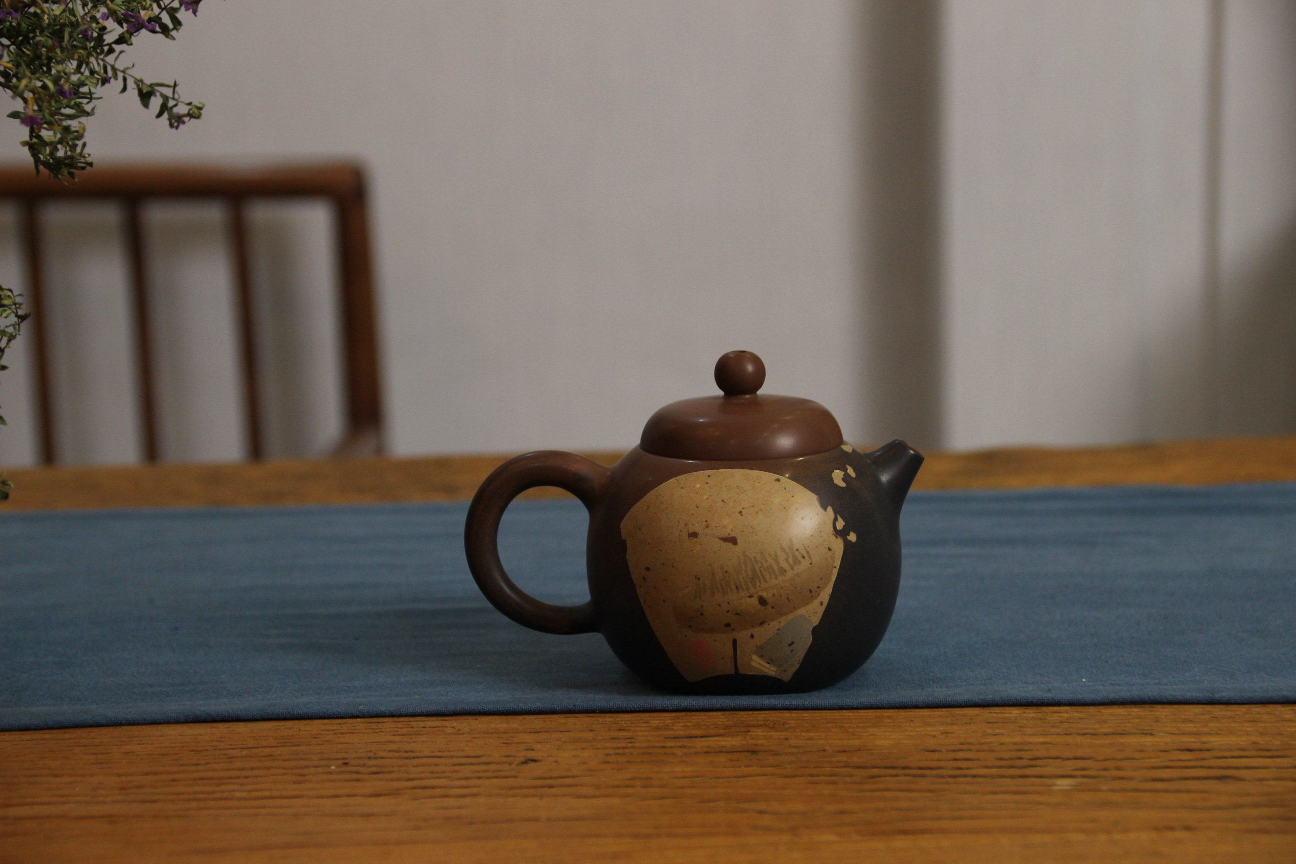 云南建水紫陶茶壶 三金老师纯手工西施壶作品